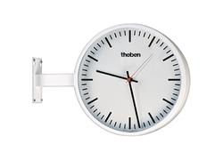 Theben 5009251 KNX indoor clock OSIRIA 242 SR KNX 400mm white lacquered