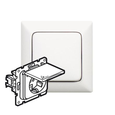 Legrand 776708 socket child protection Creo Ultrawhite white, (white)
