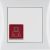 Berker 52068989 Call button with frame polar white, glossyBerker S.1