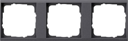Gira 1463728 Support plate 3-way Gira Event Clear Anthracite