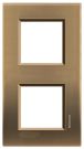 Bticino LNA4802M2BZ Light frame BRONZE 2x2-mod , (Bronze)