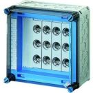 Hensel 4x3x25A DII E27 on busbar 630A 5p Mi-fuse housing