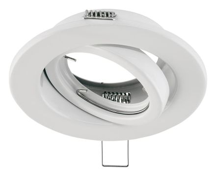 EVN 527001 round black white GU10 max.50W 230V D-Bueg recessed ceiling spotlight