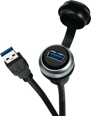 Murrelektronik 4000-73000-0160000 USB 3.0 BF A 1.0 m cable extension MSDD installation box