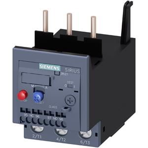 Siemens 3RU2136-4QD0 overload relay 47-57A for motor protection contactor connection.