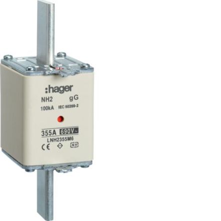 Hager LNH2355M6 NH fuse link NH2 gG 690V 355A K-detector