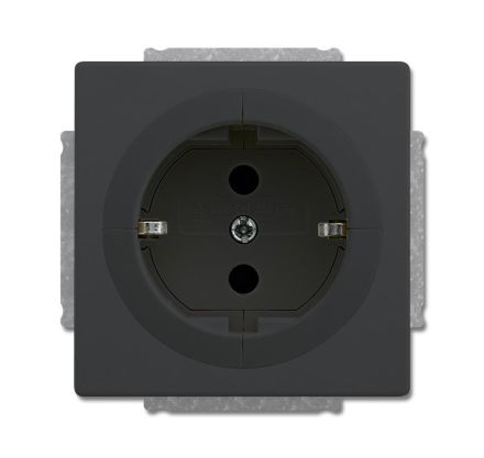 Busch-Jaeger 20 EUAB-81 Busch-Objektsteckdose®, with increased contact protection anthracite