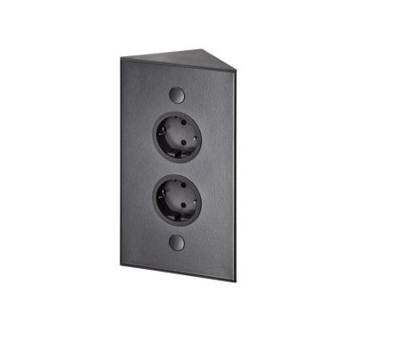 Thebo ST200.20 socket type ST3007/200/2 black, Black
