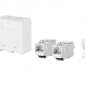 METZ CONNECT APL C6Amodul K 180° Set 2 Port Connection Box, 130B21D2APL-E