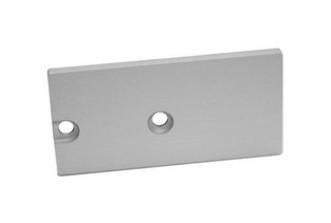Barthelme 62399536 BARdolino Muro Alu 2 pieces 2 screw end caps