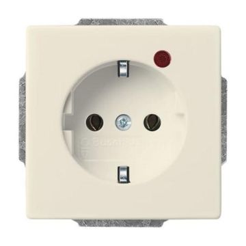 Busch-Jaeger 2310 EUGL/VA-82-11 Busch-Protector® SCHUKO® socket insert, with surge protection ivory white