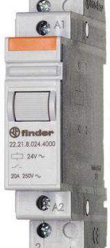 Finder 22.21.8.024.4000 Installation Relay 1S 20A 24VAC