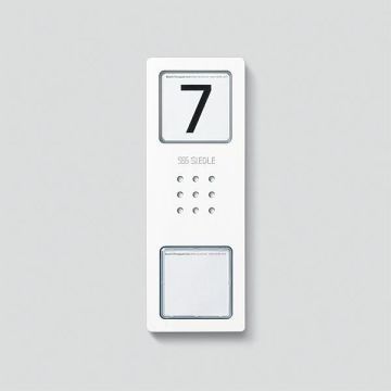 Siedle 210005108-00 Housing top CA 850-1 W signal white