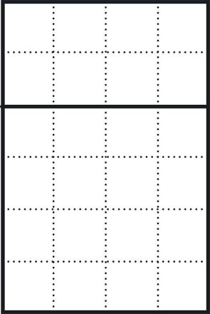 Siedle BGA 611-4/6-0 W letterbox module housing surface-mounted in white