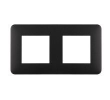 EFAPEL DOUBLE FRAME MATTE BLACK