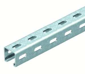 OBO Bettermann MS4141PP6000FT 6000x41x41 side hole profile rail, 1122487