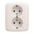 Busch-Jaeger 2TKA00003896 202 EUJ-214 full cover double socket SCHUKO