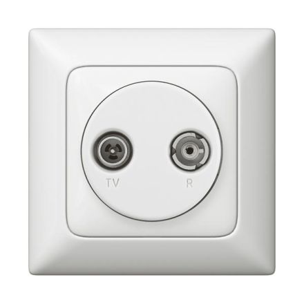 Legrand 776772 antenna cover for 2-hole Creo Ultrawhite white, (white)