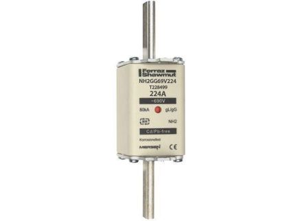 Mersen 1C273.000000 NH2GG69V224 224A size 2 AC690V KK gG NH fuse link