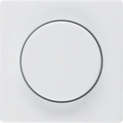 Berker 11376089 Centre piece with control knob for rotary dimmer polar white including Berker Q.1/Q.3