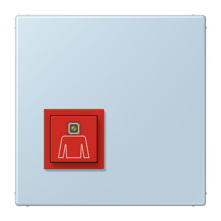 Jung NRSLC0834RT208 emergency call system call button, LS series, outremerclair ( LC32022 )