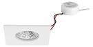 Brumberg 40481173 230V AC 7W 3000K structured LED recessed ceiling spotlight