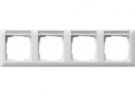 Gira 109403 4-way cover frame BSF horizontal Standard 55 pure white