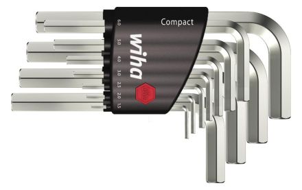 Wiha 36449 351H11 Allen key set in compact holder