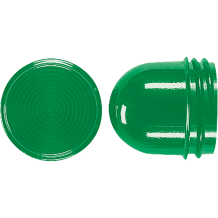 Jung 37.06 screw cover flat, for lamps with max. 35 mm total length, thermoplastic, green