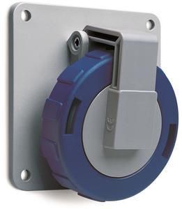 ABB Stotz-Kontakt 232RAU6W, panel-mounted socket, 32 A, IP67 6h, standard flange, 2CMA166948R1000
