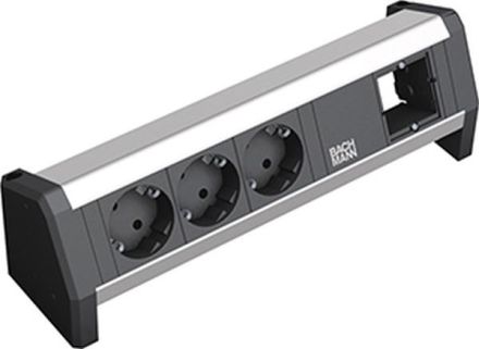 Bachmann 902.000 socket unit 3xSCHUKO 1xABD GST18