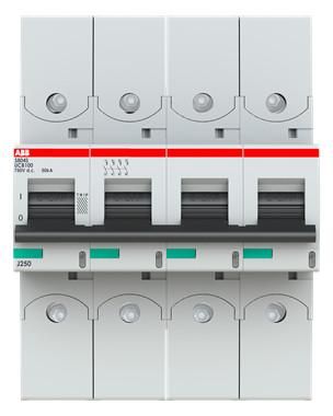 ABB Stotz-Kontakt 2CCS864002R1825 S804S-UCB100-R B100A 4-pole high-performance circuit breaker