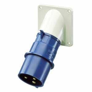 Mennekes 434 panel plug 32A 3-pin 6h 230V IP44