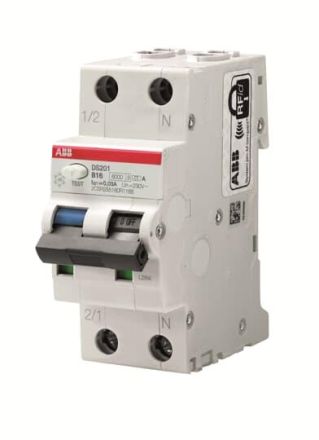 ABB Stotz-Kontakt 2CSR255180R3407 DS201 K40 A300 6kA 1P+N FI/LS switch