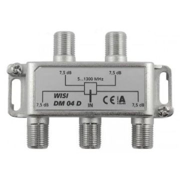 WISI DM04D 4-way CATV distributor 5...1300 MHz