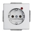 Busch-Jaeger 2310 EUGL/VA-83-11 Busch-Protector® SCHUKO® socket insert, with surge protection aluminum silver