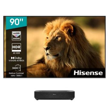 Hisense 90L5HD Laser TV, TV projector including 90' Daylight Screen