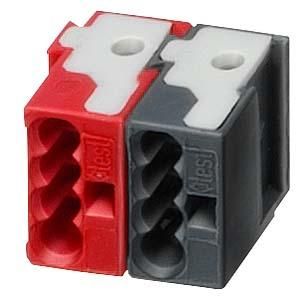 Siemens 5WG1193-8AB01 bus terminal 193 2-pin red/dark grey