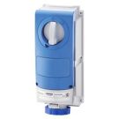 Gewiss GW66539 vertical without housing 16A/4 pin 230V IP66 socket