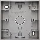 Kopp 374747008 1-way steel-colored surface-mounted housing