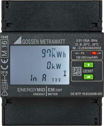 Gossen Metrawatt U2387-V022 S0 Pulse rate, multifunctional type EM2387