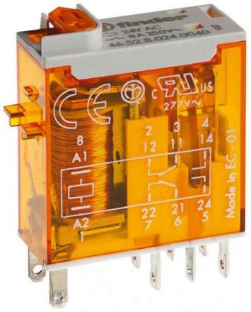 Finder 46.52.8.230.5040 miniature plug-in relay