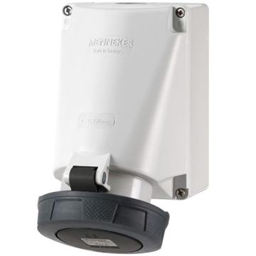 Mennekes 133A 63A 4-pole 7h 500V IP67 wall socket