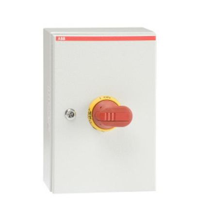 ABB Stotz-Kontakt OTL75A3U, safety switch 3-pole 37 kW 400V with red-yellow handle, 1SCA022707R7610
