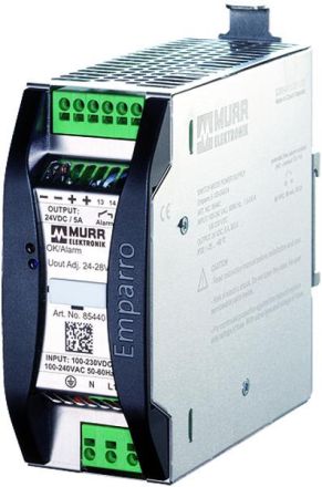 Murrelektronik 85434 IN: 100-240VAC OUT: 12-15VDC/10A Emparro switching power supply