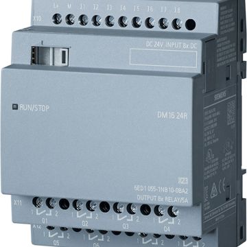 SIEMENS 6ED1055-1NB10-0BA2 LOGO! Expansion module 24 V | 8DI/8DO, relay