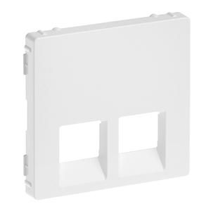 Legrand 755420 cover plate Vlife RJ11/RJ45 2F, (white)