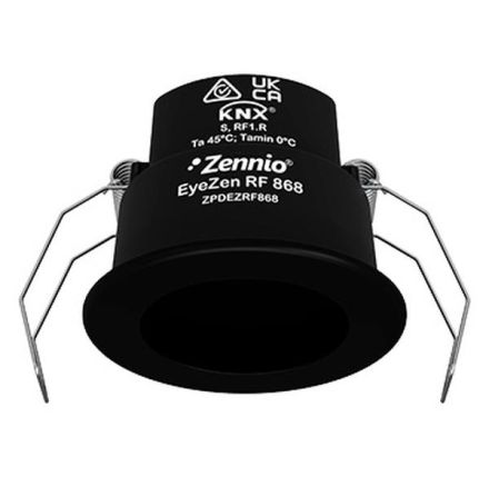 Zennio ZPDEZRF868A EyeZen RF 868 black motion detector