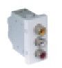 EFAPEL FEMALE RCA SOCKET 3 OUTPUTS - 1 MOD ICE