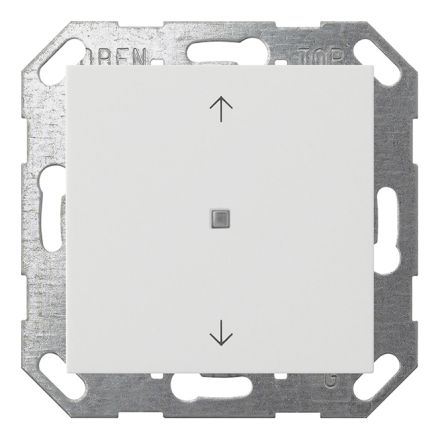 GIRA 517227 KNX push button sensor System 55 | 1-way, arrows | pure white satin finish